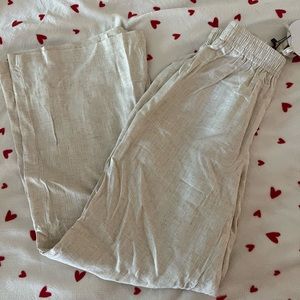 Linen Flowy Beach Pants Princess Polly xs